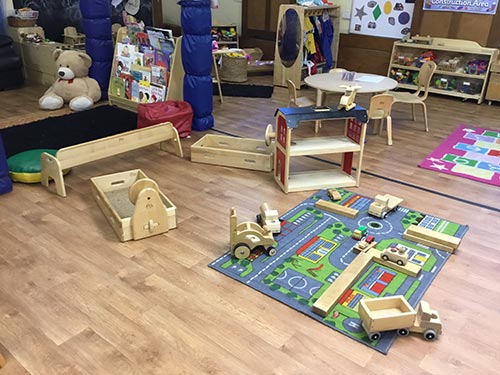 first steps nursery role play area stars room